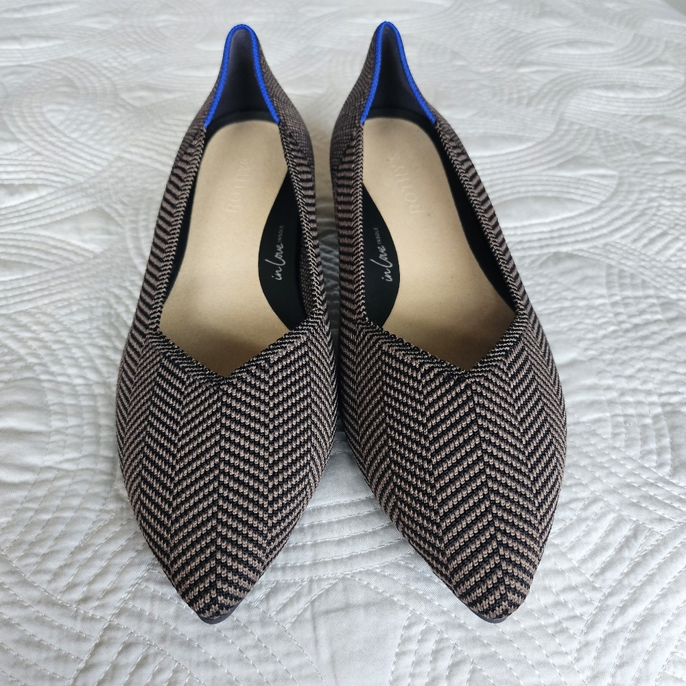 NWOB Rothy’s The High Point in Sparrow Herringbone - size 9 - Picture 7 of 12